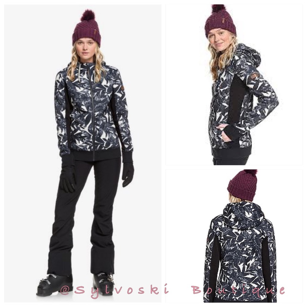 🔥ROXY FROST PRINTED HOODIE NWT